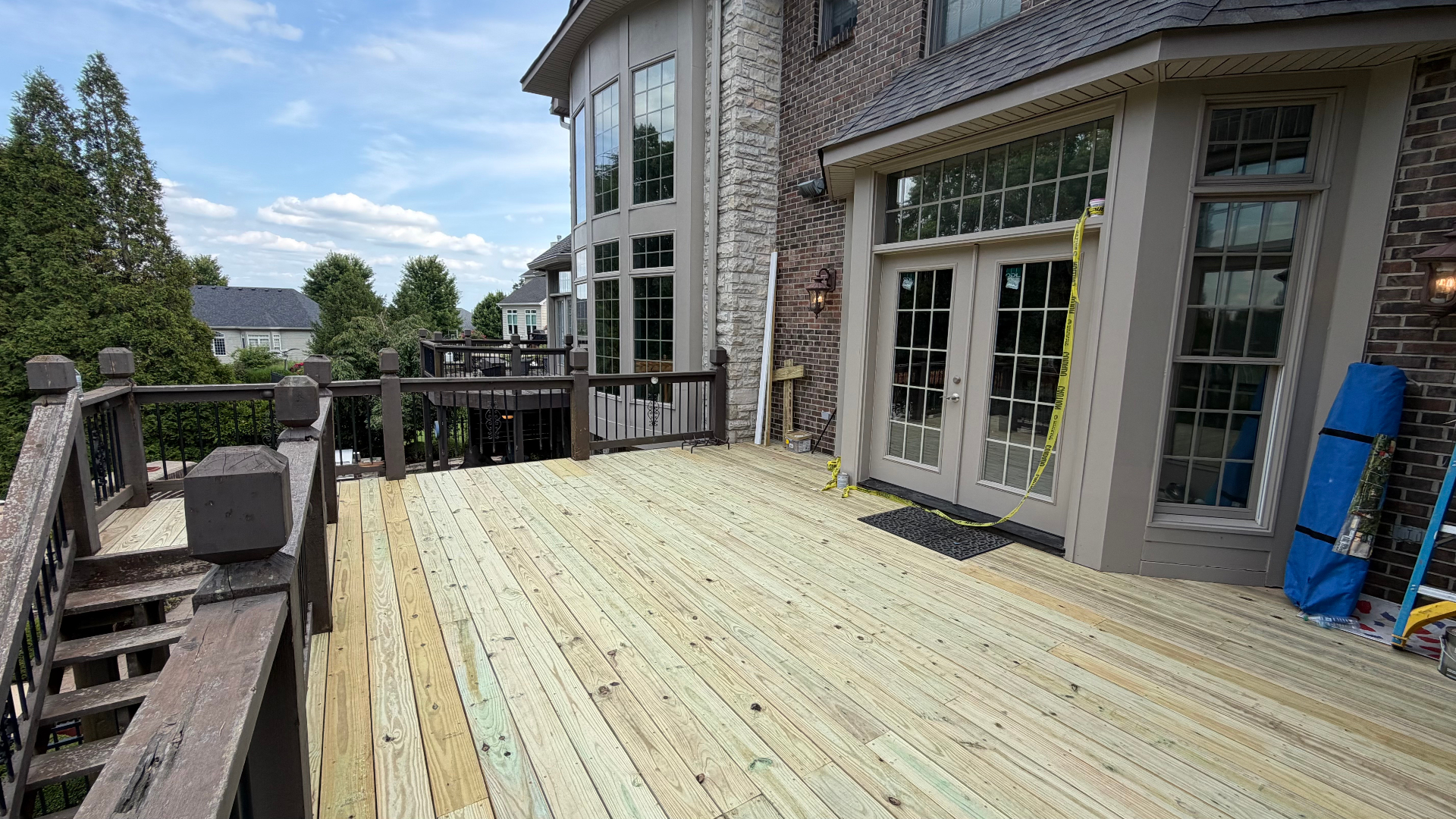Elevated Deck — Finished Framing